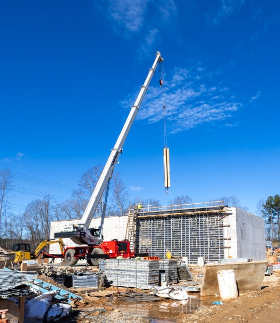 Crane lifting structure
