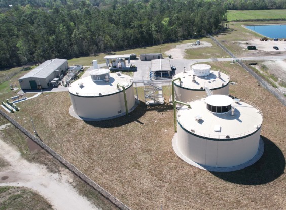 Plant portion of the project